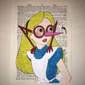 Alice in Wonderland Painting